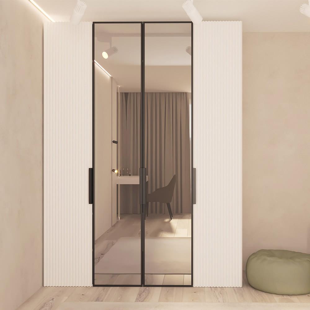 Dulap Bayro Modena 180x240x53 cm Alb