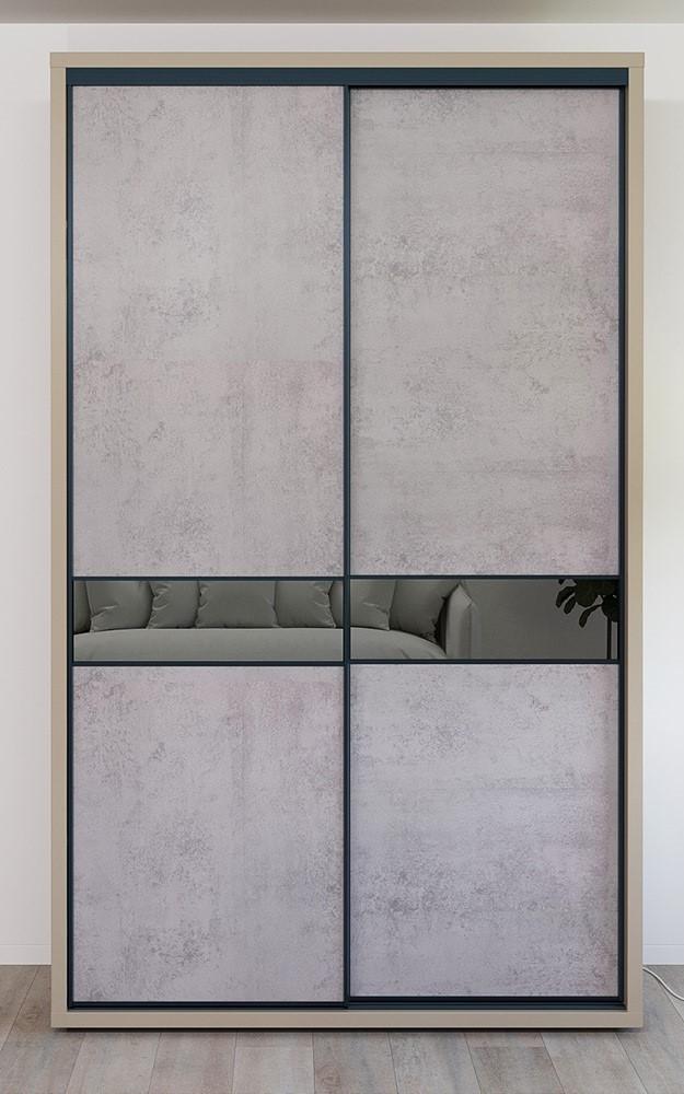 Dulap-cupe Bayro Murano 140x230x60 cm Piatra Gri