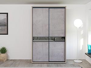 Dulap-cupe Bayro Murano 140x230x60 cm Piatra Gri