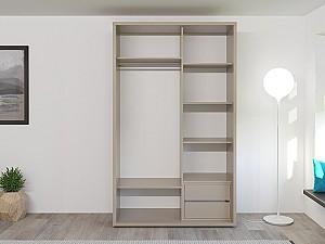 Dulap-cupe Bayro Murano 140x230x60 cm Piatra Gri