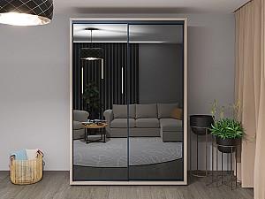 Dulap-cupe Bayro Murano 160x230x60 cm Piatra Gri