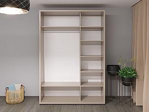 Dulap-cupe Bayro Murano 160x230x60 cm Piatra Gri