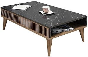 Masuta de cafea, reviste Trendy Milano Nuc (Maro)/Negru