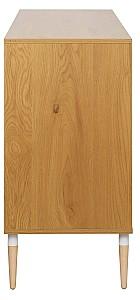 Comoda DP Marani 120x40x81H Oak / White