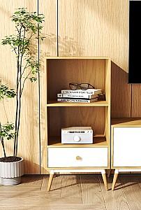 Comoda DP Marani 1 Sertar 48x40x101H Oak / White