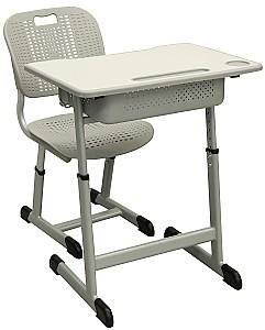 Masă de scris pentru copii DP A80-01 Grey (Banca+Scaun Scolar)