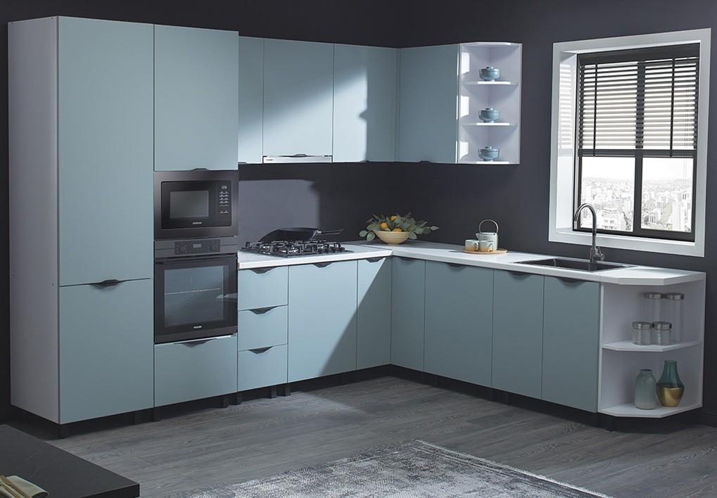 Set mobila bucatarie Ambianta Gloria 3.1x2.6 m Mint