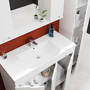 Dulap sub lavoar Bayro Etna Duo Argo/Allegro 1000 Alb Mat