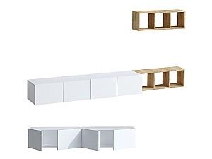 Tumba pentru televizor Trendy Pia Alb Stejar (Bej)