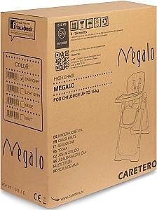 Scaun reglabil pe inaltime de masa Caretero Megalo Dark Grey