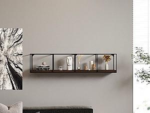 Raft de perete Trendy Miray Nuc (Maro)/Negru