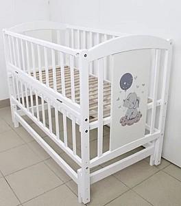 Patut copii Kuzea Elefant Alb pe balansoar