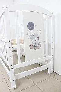 Patut copii Kuzea Elefant Alb pe balansoar