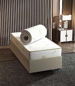 Topper saltea Trendy Aloevera 110x190 cm Alb