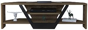 Tumba pentru televizor Trendy Sares Oud Stejar (Maro)/Negru
