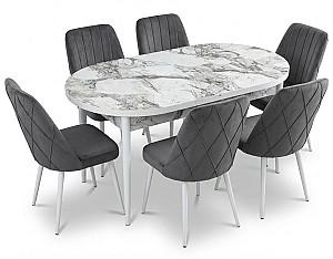 Set de masa si scaune Kelebek ES-709 (6 scaune)