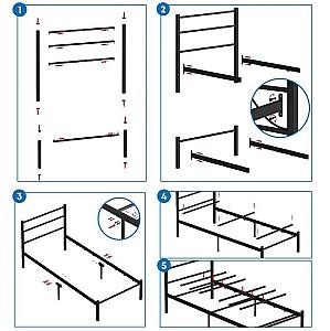 Pat Trendy Basic 90x190 cm Negru