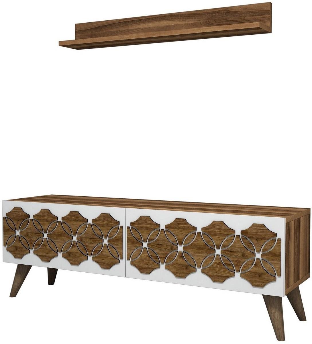 Tumba pentru televizor Trendy Nissan Nuc (Maro)