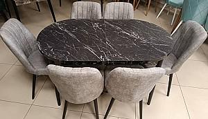 Set de masa si scaune Kelebek ES-760 (6 scaune)