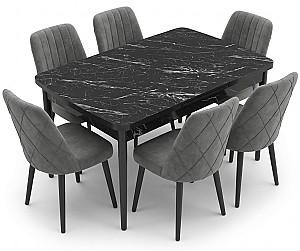 Set de masa si scaune Kelebek ES-641 (6 scaune)