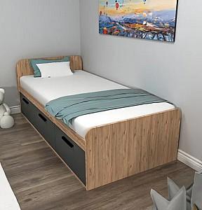 Pat Trendy Akser 90x190 cm Pin Atlantic Antracit