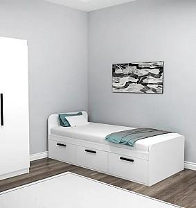 Pat Trendy Akser 90x190 cm Alb