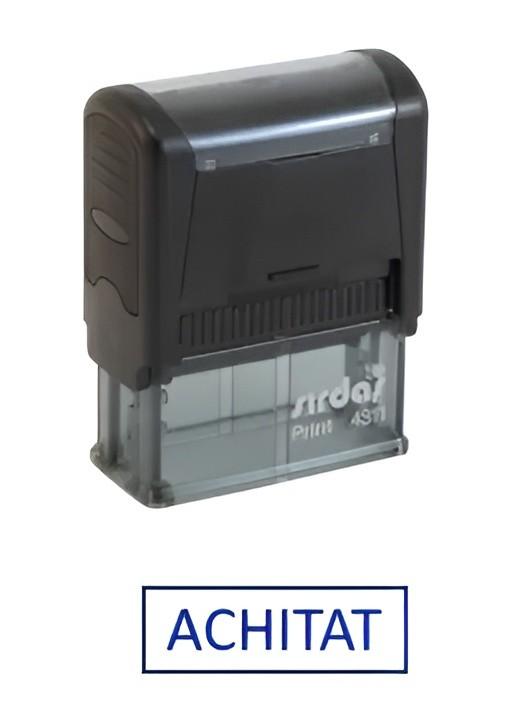 Stampila Sirdas ACHITAT 4311C, 14x38 mm