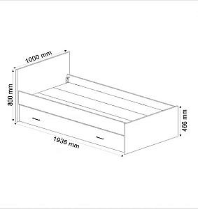 Pat Trendy Sofia 90x190 cm Alb