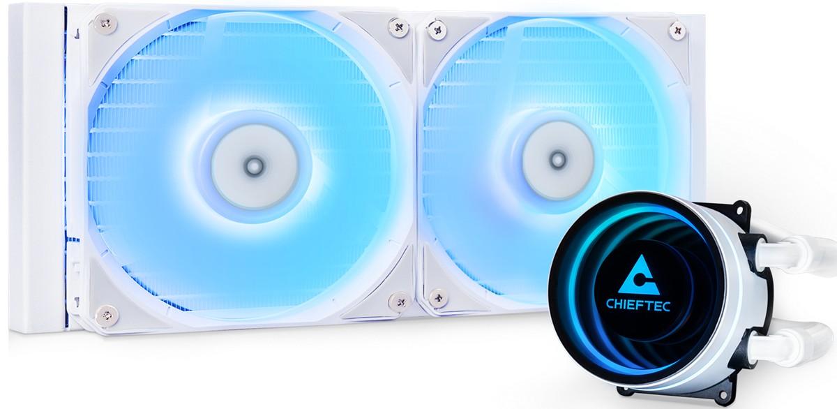 Cooler procesor CHIEFTEC Iceberg White 240 (CLC-240-RGB-W)