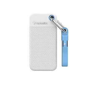 SSD extern Verbatim Pocket 2TB White/Light Blue