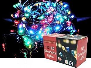 Luminite de Craciun Gimi 100LED, multicolor, 8 m