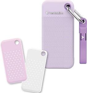 SSD extern Verbatim Pocket 2TB White/Purple