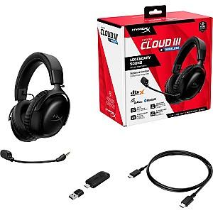 Casti gaming HYPERX Cloud III S Black