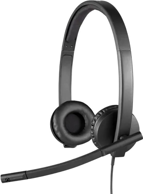 Casti Logitech H570e USB-C Black