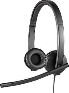 Casti Logitech H570e USB-C Black