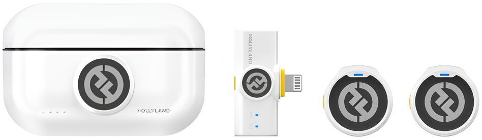 Microfon Hollyland LARK M2 Lighting Plug Duo (Ivory White)