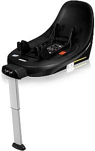 Scaun auto copii Lionelo Moxie Black Carbon și bază Isofix