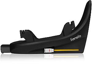 Scaun auto copii Lionelo Moxie Black Carbon și bază Isofix