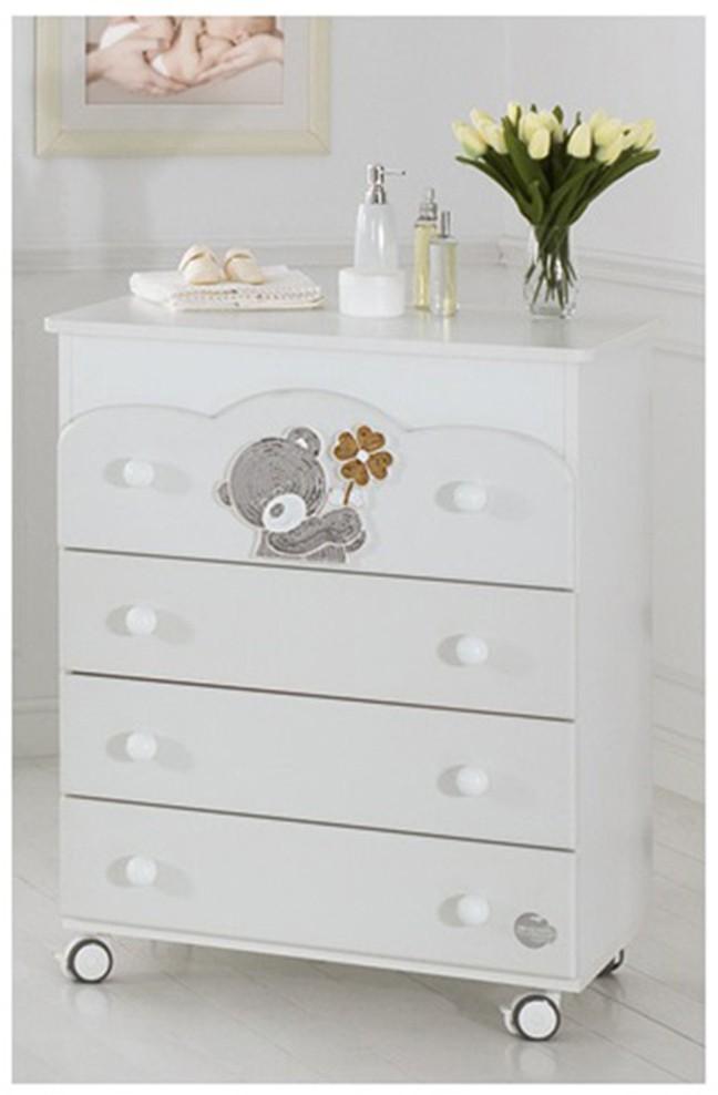 Comoda copii Baby Expert Meravigla White 1BF