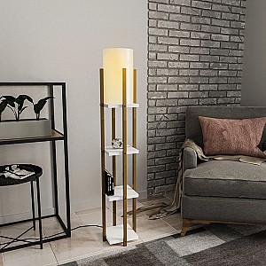 Lampadar Trendy 8119 Auriu/Alb
