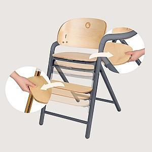 Scaun de masa multifunctional Lionelo Celia Grey Wood