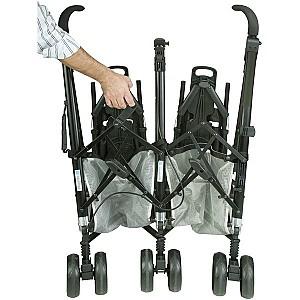 Carucior pentru gemeni Jane Nanuq Twin (Green Lines)