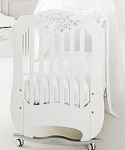 Patut copii Baby Expert Diamante White