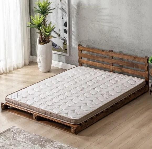 Saltea Trendy Bamboo Ped 80x190 cm Maro Deschis