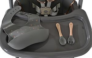 Scaun de masa simplu Moni Lindo Grey