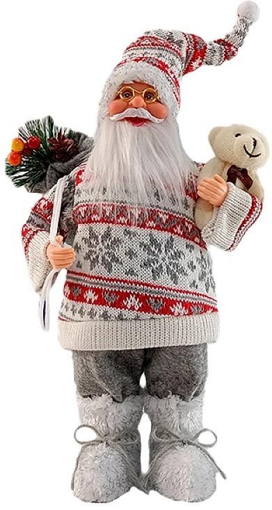 Decoratiune de Craciun Christmas Mos Craciun Silver Scandinavian (56877)