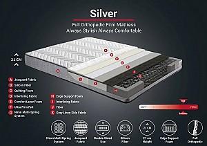 Pat Trendy Silver 90x190 cm Gri (Cu Saltea)