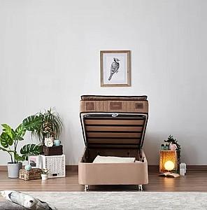 Pat Trendy Helen 80x180 cm Maro Deschis (Cu Saltea)