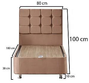 Pat Trendy Helen 80x180 cm Maro Deschis (Cu Saltea)