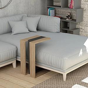 Masuta laterala Trendy Muju Stejar (Bej)/Antracit (Gri)